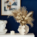 Keramik Vase, SUKIYPO Beige Moderne Vasen für Nordisches, Vasen Deko, ästhetische Boho Blumenvase für Zuhause, Wohnzimmer, Büro, Bauernhaus, Couchtisch Dekoration